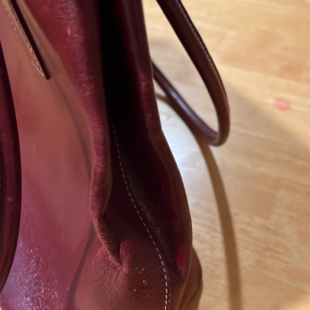 💚 EUC Mila Paoli Genuine Leather HandBag - Picture 2 of 16